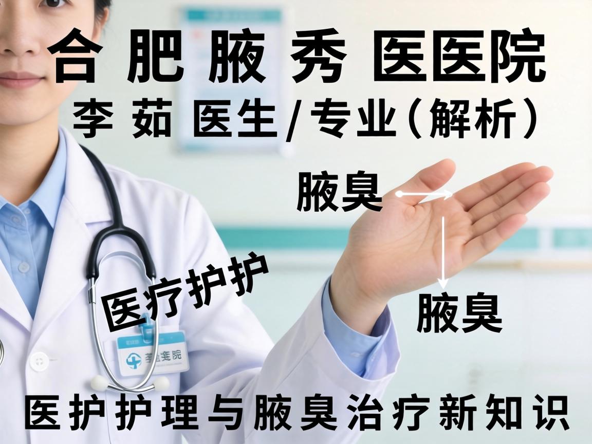 合肥腋秀医院李茹医生专业解析，腋臭医疗护理与腋臭治疗新知识