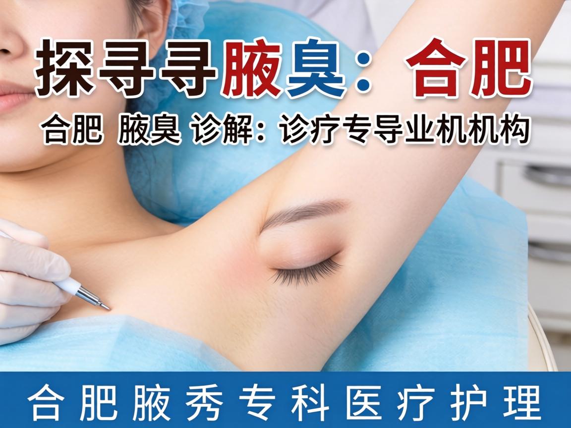 探寻合肥腋臭诊疗专业机构，详解合肥腋秀专科医疗护理