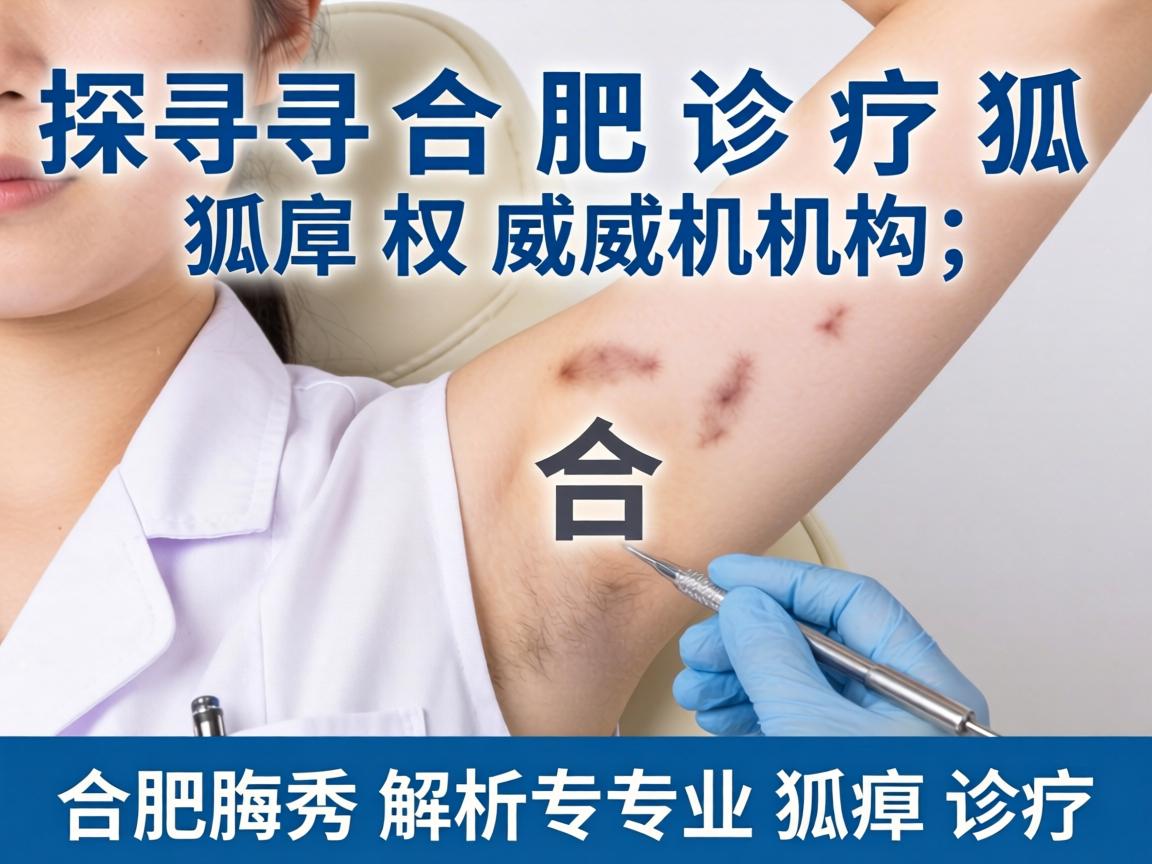 探寻合肥诊疗狐臭权威机构，合肥腋秀解析专业狐臭诊疗