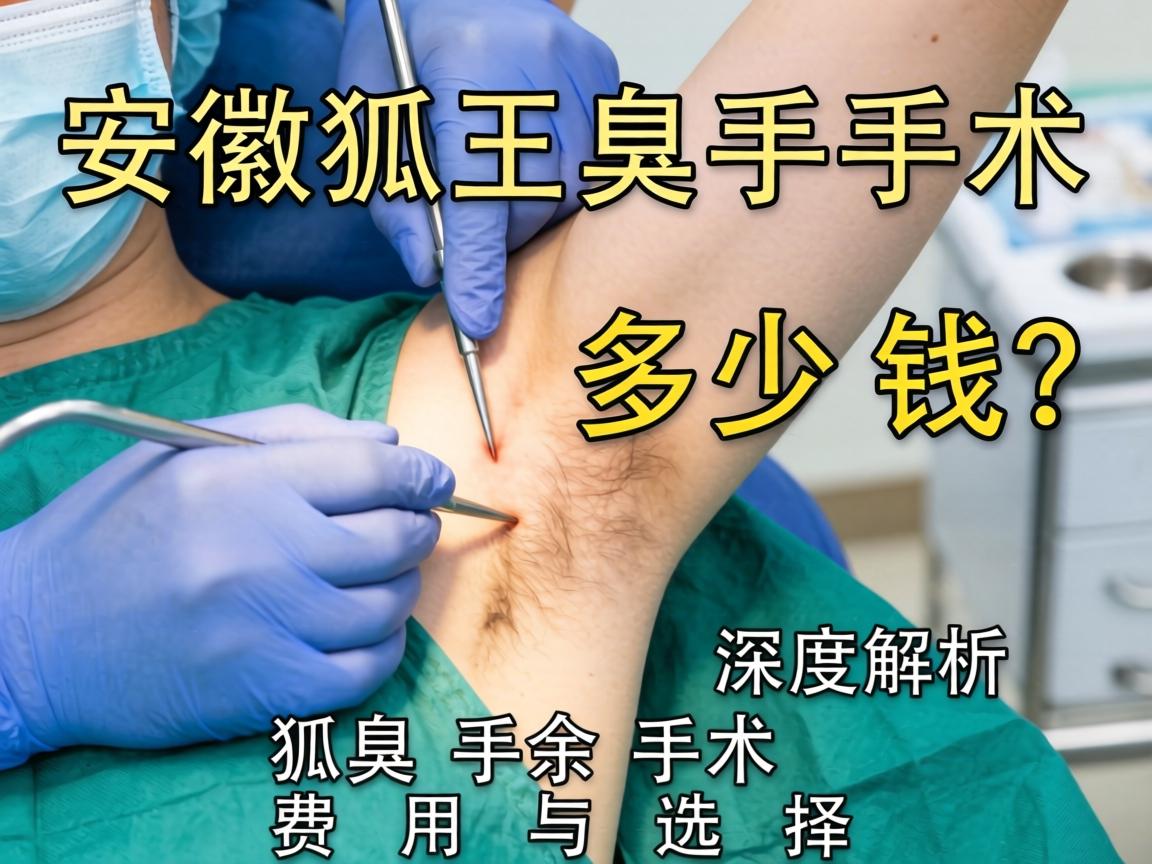 安徽狐臭手术多少钱？深度解析狐臭手术费用与选择