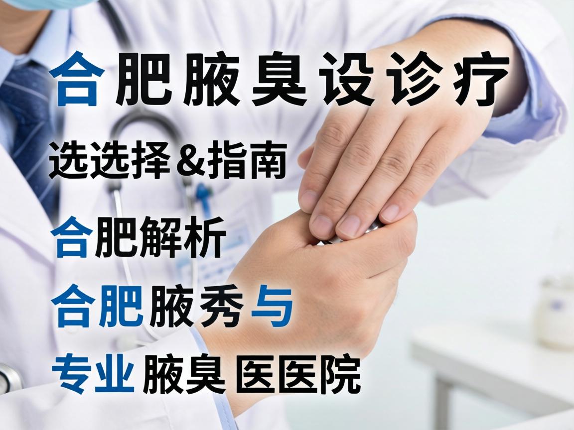 合肥腋臭诊疗选择指南，解析合肥腋秀与专业腋臭医院