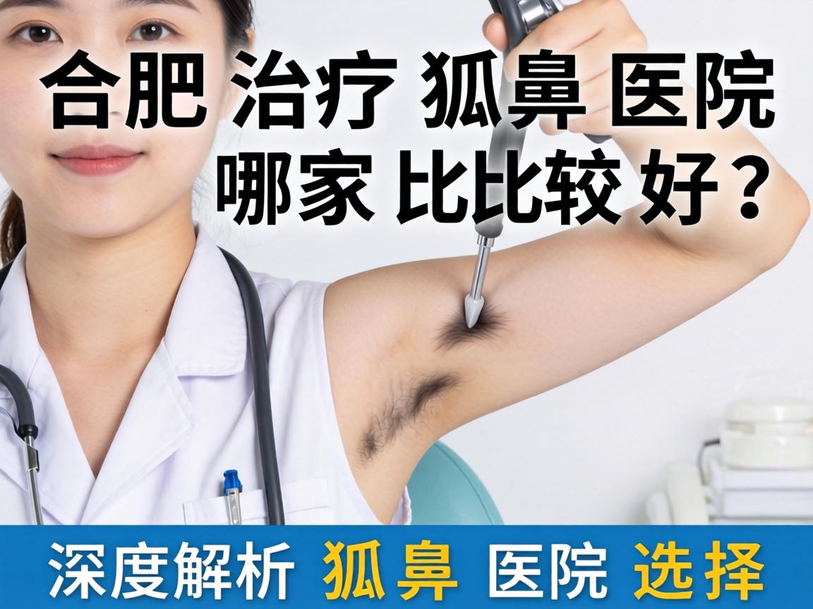 合肥治疗狐臭医院哪家比较好？深度解析狐臭医院选择
