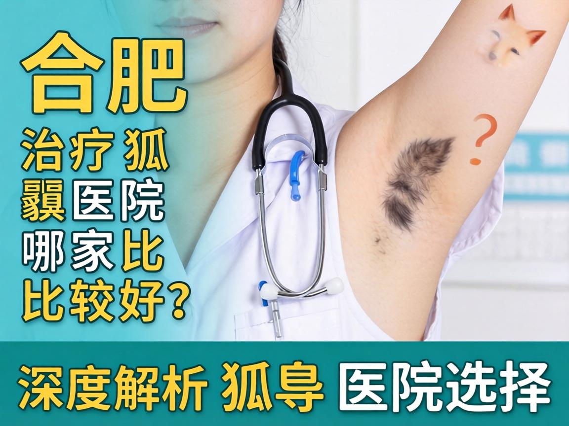 合肥治疗狐臭医院哪家比较好？深度解析狐臭医院选择