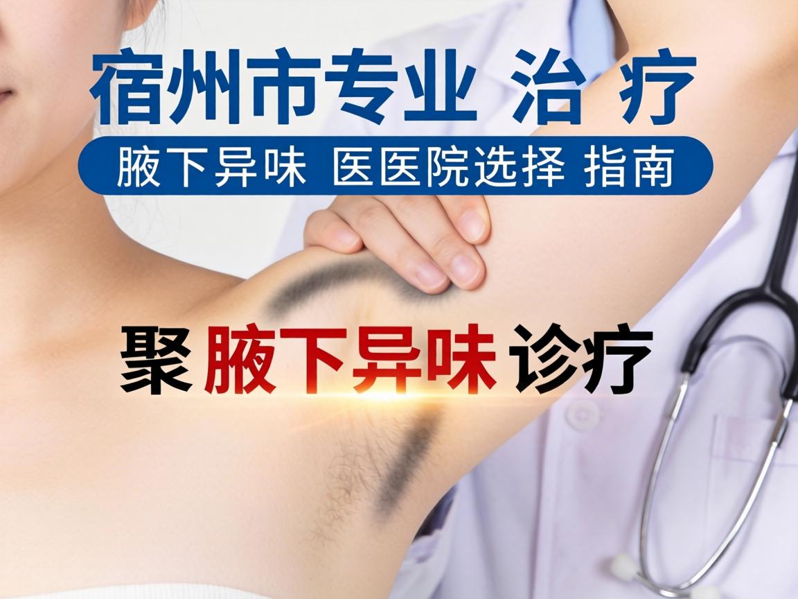 宿州专业治疗腋下异味医院选择指南，聚焦腋下异味诊疗