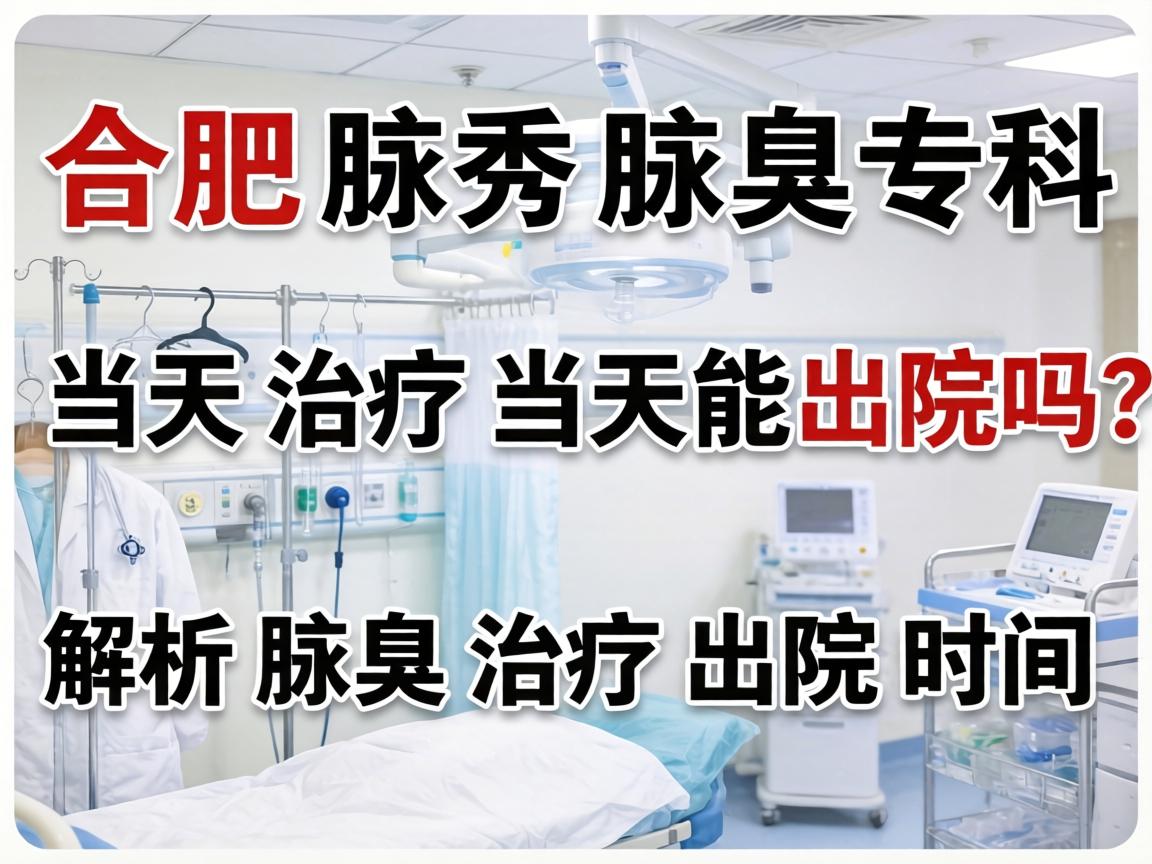 合肥腋秀腋臭专科，当天治疗当天能出院吗？解析腋臭治疗出院时间