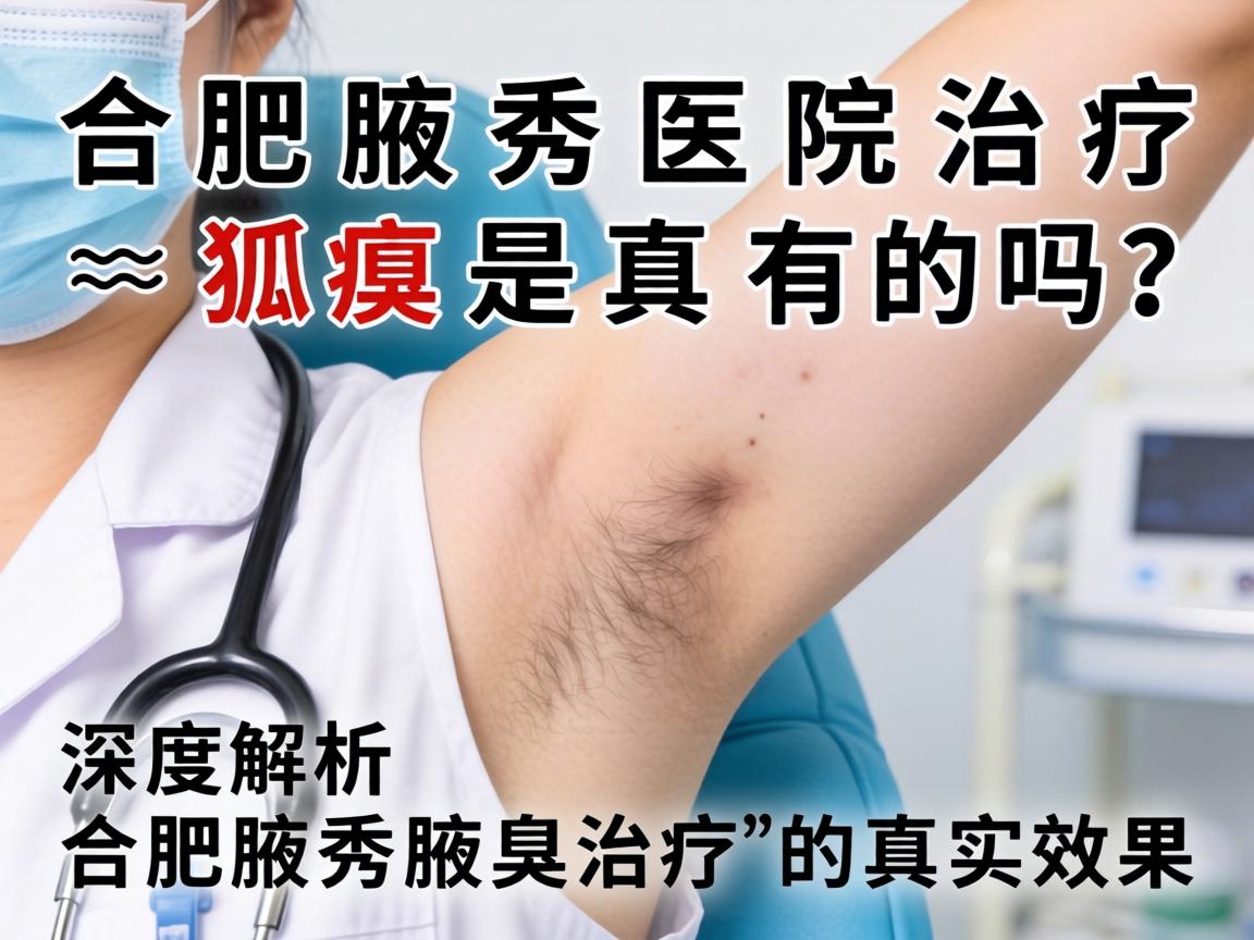 合肥腋秀医院治疗狐臭是真的吗？深度解析合肥腋秀腋臭治疗的真实效果