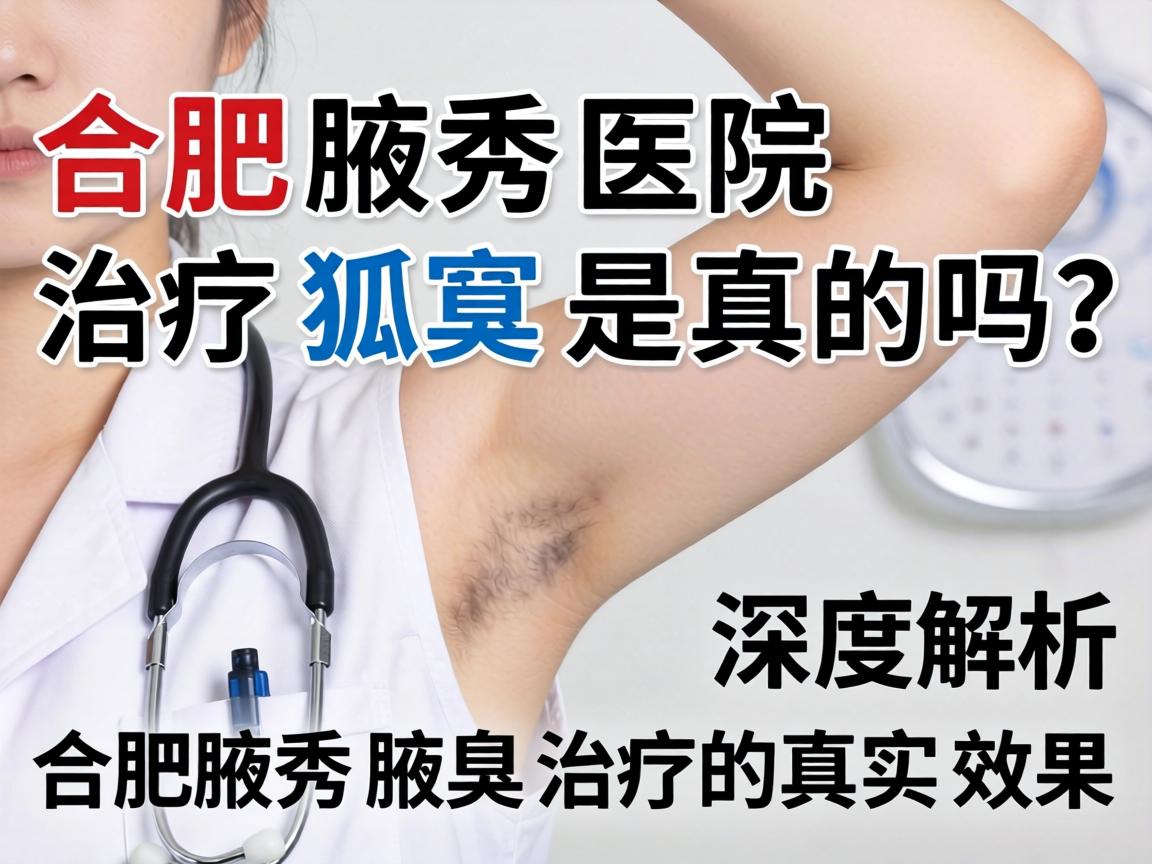 合肥腋秀医院治疗狐臭是真的吗？深度解析合肥腋秀腋臭治疗的真实效果