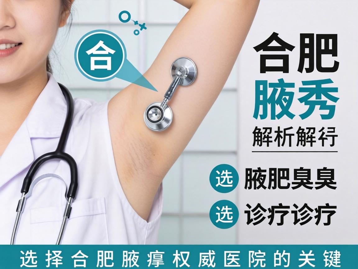 合肥腋秀解析腋臭诊疗，选择合肥腋臭权威医院的关键