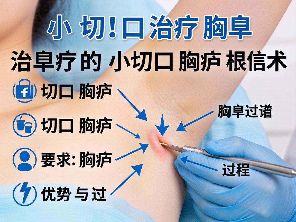 小切口治疗腋臭，详解小切口腋臭根治术的优势与过程