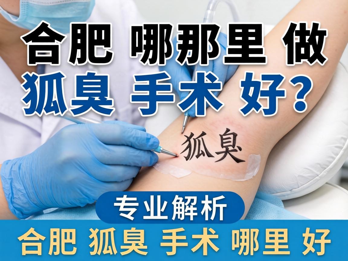 合肥哪里做狐臭手术好？专业解析合肥狐臭手术哪里好