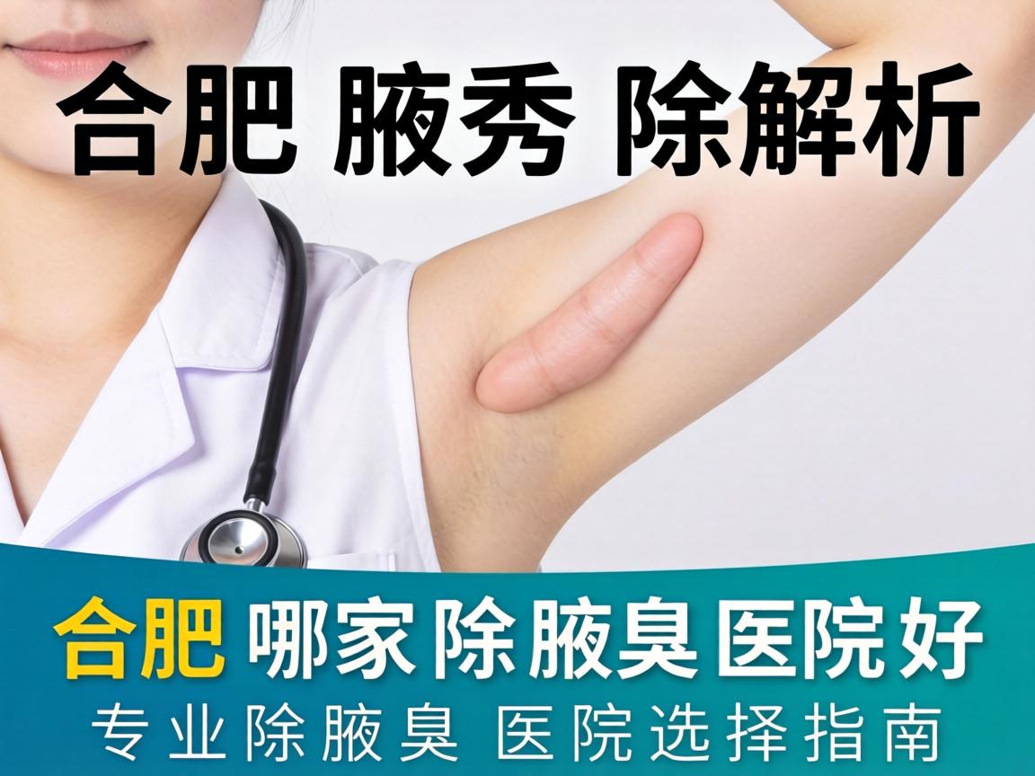 合肥腋秀解析，合肥哪家除腋臭医院好，专业除腋臭医院选择指南