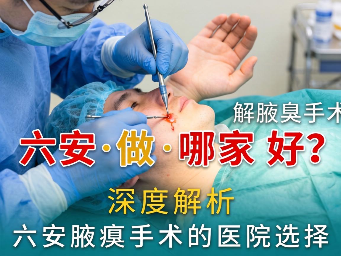 六安做腋臭手术哪家好？深度解析六安腋臭手术的医院选择