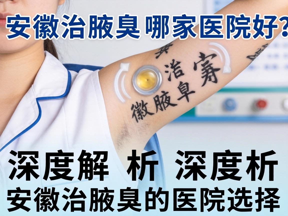 安徽治腋臭哪家医院好？深度解析安徽治腋臭的医院选择