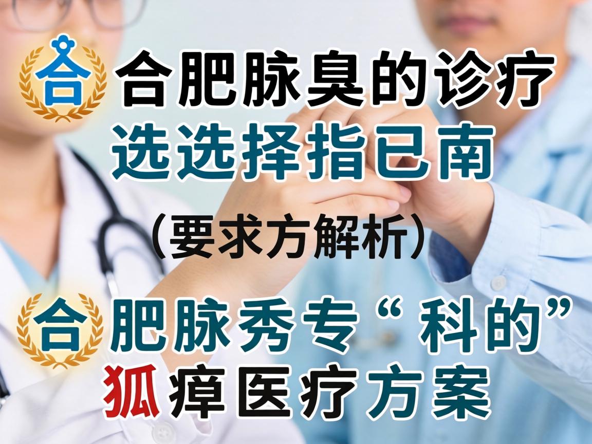 合肥腋臭诊疗选择指南,解析合肥腋秀专科的狐臭医疗方案 合肥腋臭诊疗选择指南,解析合肥腋秀专科的狐臭医疗方案