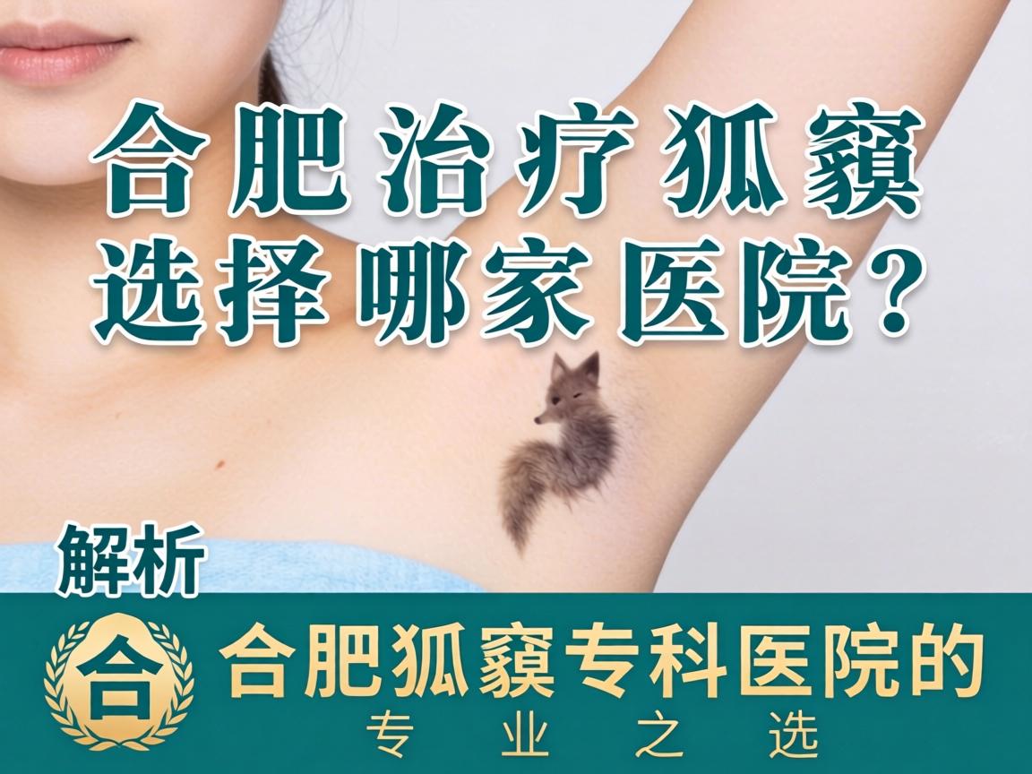 合肥治疗狐臭选择哪家医院？解析合肥狐臭专科医院的专业之选