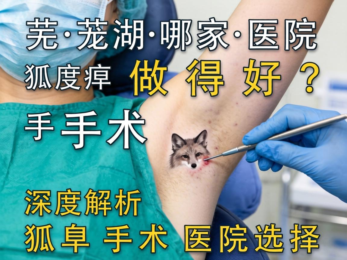 芜湖哪家医院狐臭手术做得好？深度解析狐臭手术医院选择