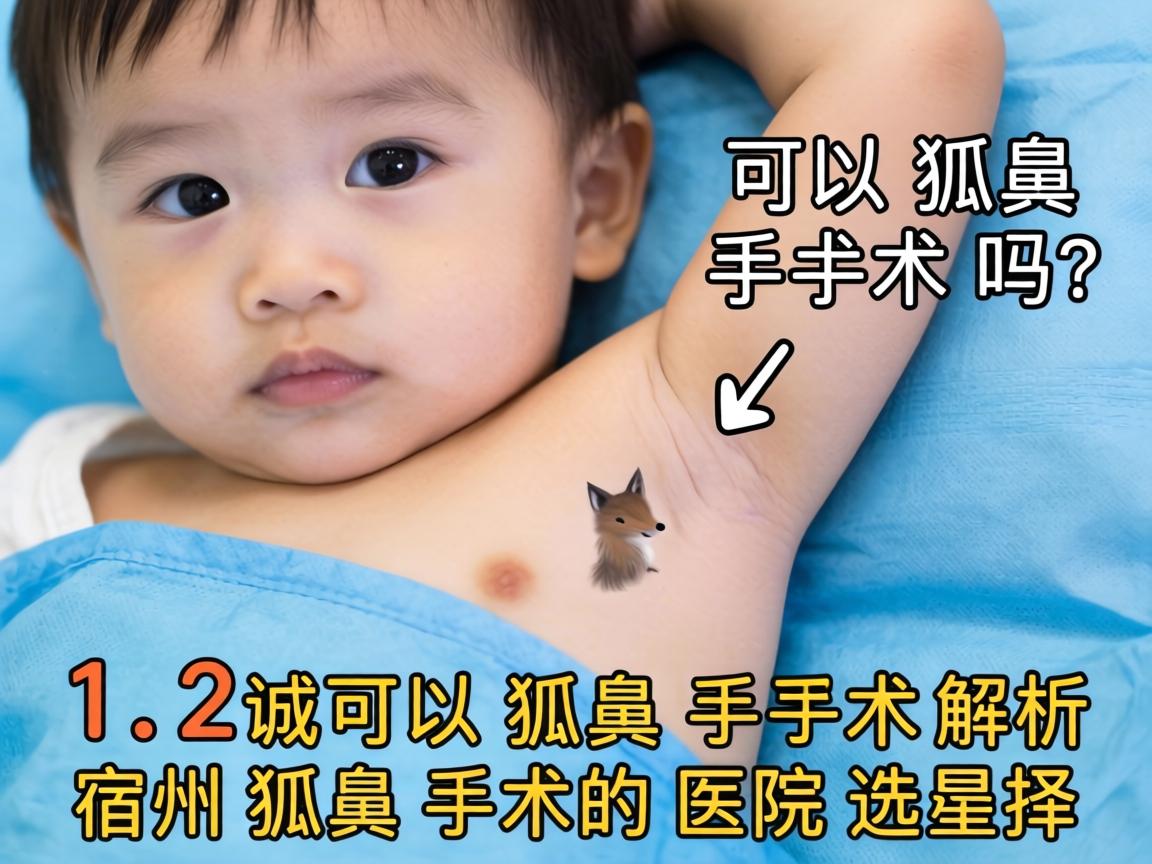 12岁可以狐臭手术吗？解析宿州狐臭手术的医院选择