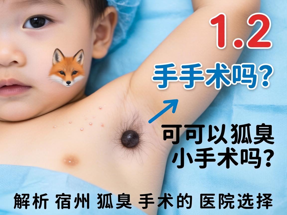 12岁可以狐臭手术吗？解析宿州狐臭手术的医院选择