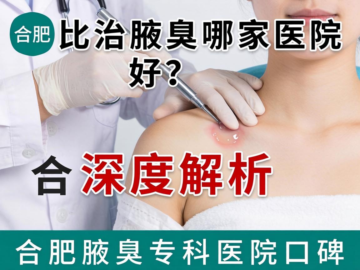 在合肥治腋臭哪家医院好？深度解析合肥腋臭专科医院口碑