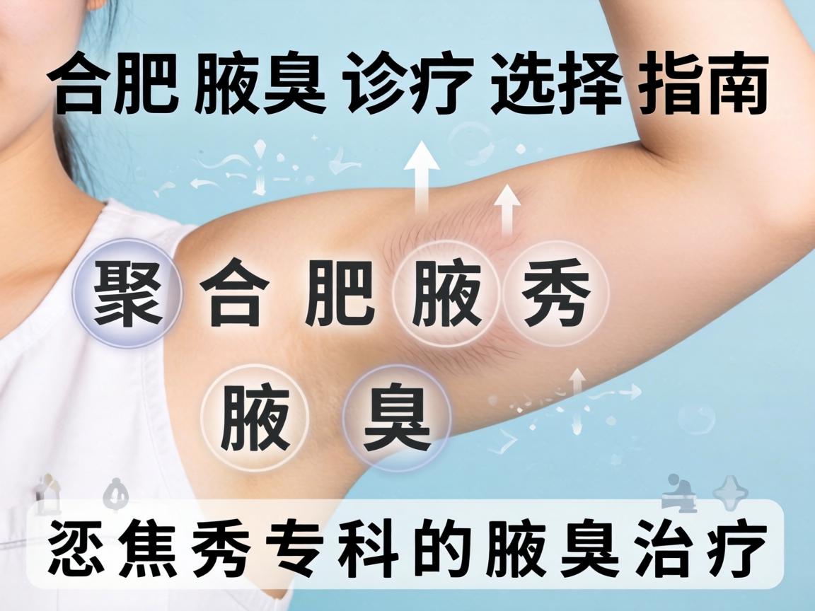 合肥腋臭诊疗选择指南，聚焦合肥腋秀专科的腋臭治疗