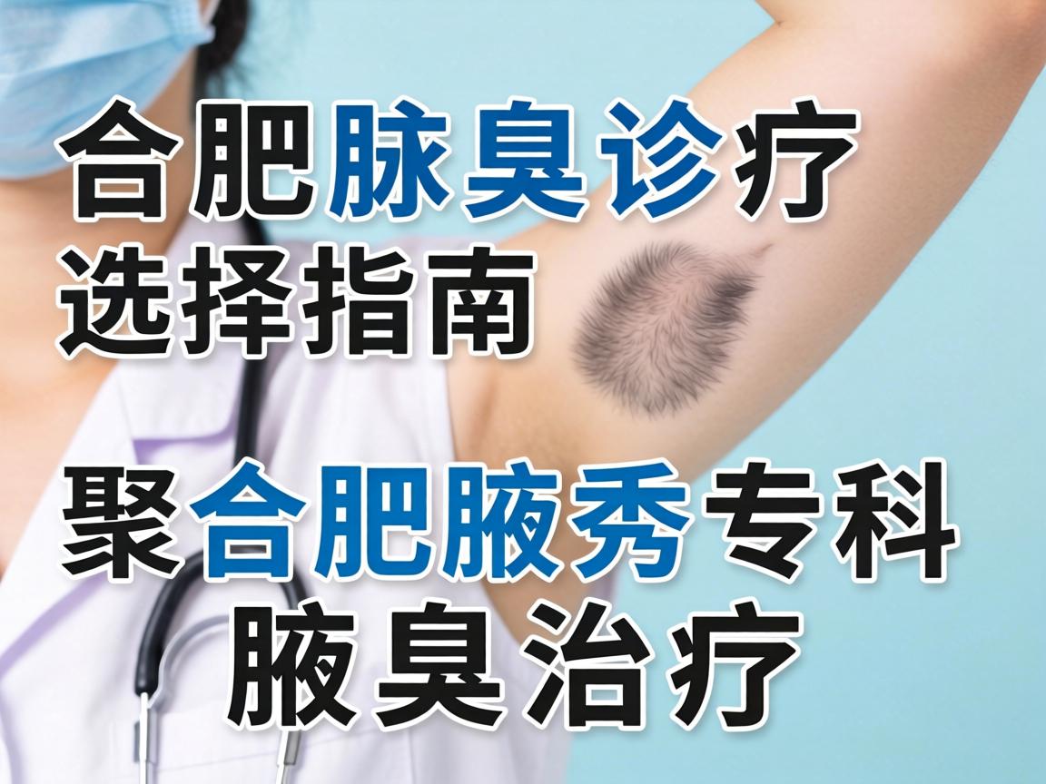 合肥腋臭诊疗选择指南，聚焦合肥腋秀专科的腋臭治疗
