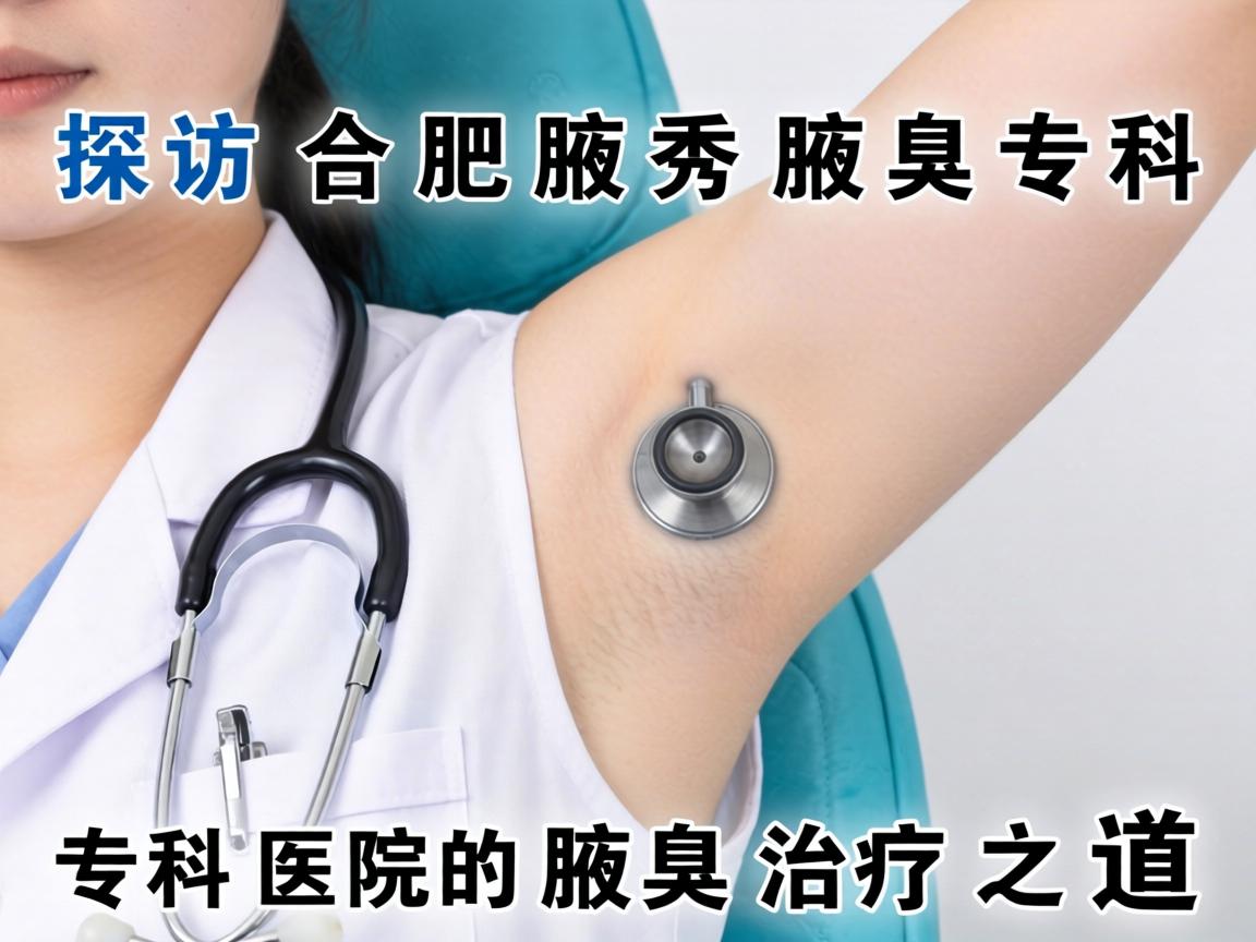 探访合肥腋秀腋臭专科，详解专科医院的腋臭治疗之道
