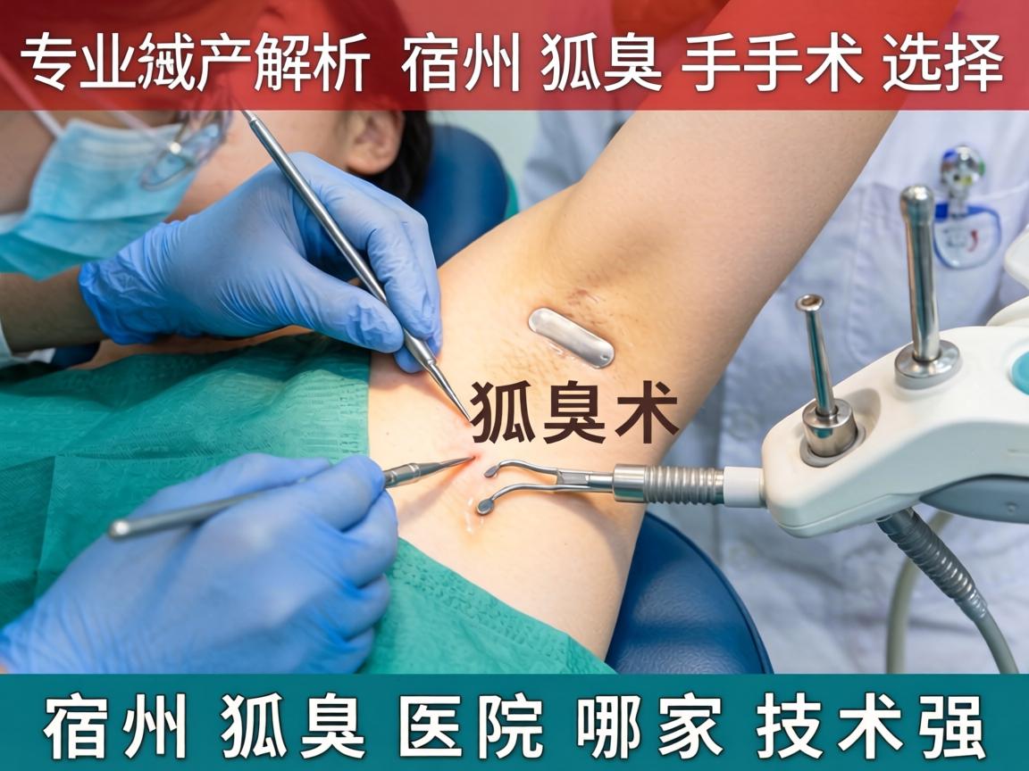 专业解析，宿州狐臭手术选择 宿州狐臭医院哪家技术强