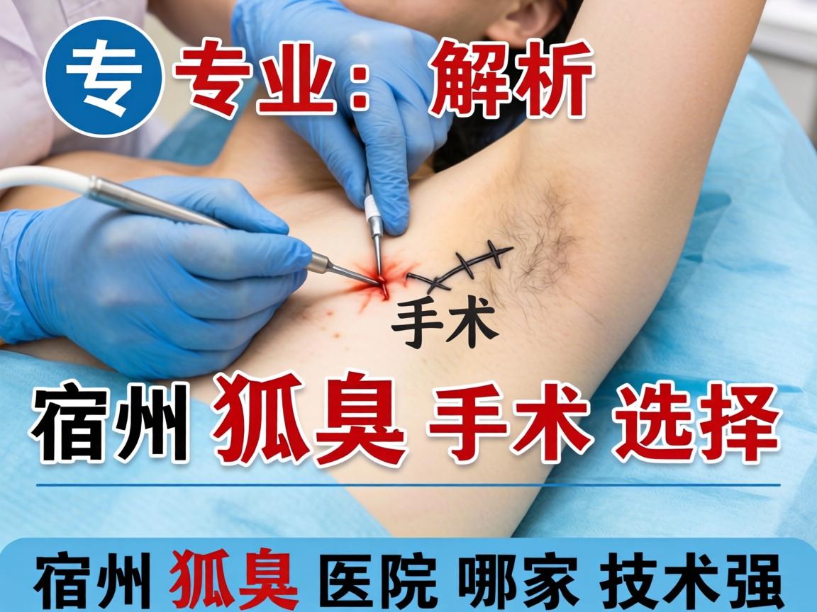 专业解析，宿州狐臭手术选择 宿州狐臭医院哪家技术强