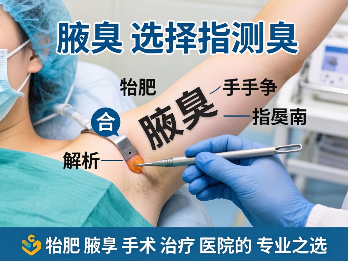 腋臭手术选择指南，解析合肥腋臭手术治疗医院的专业之选