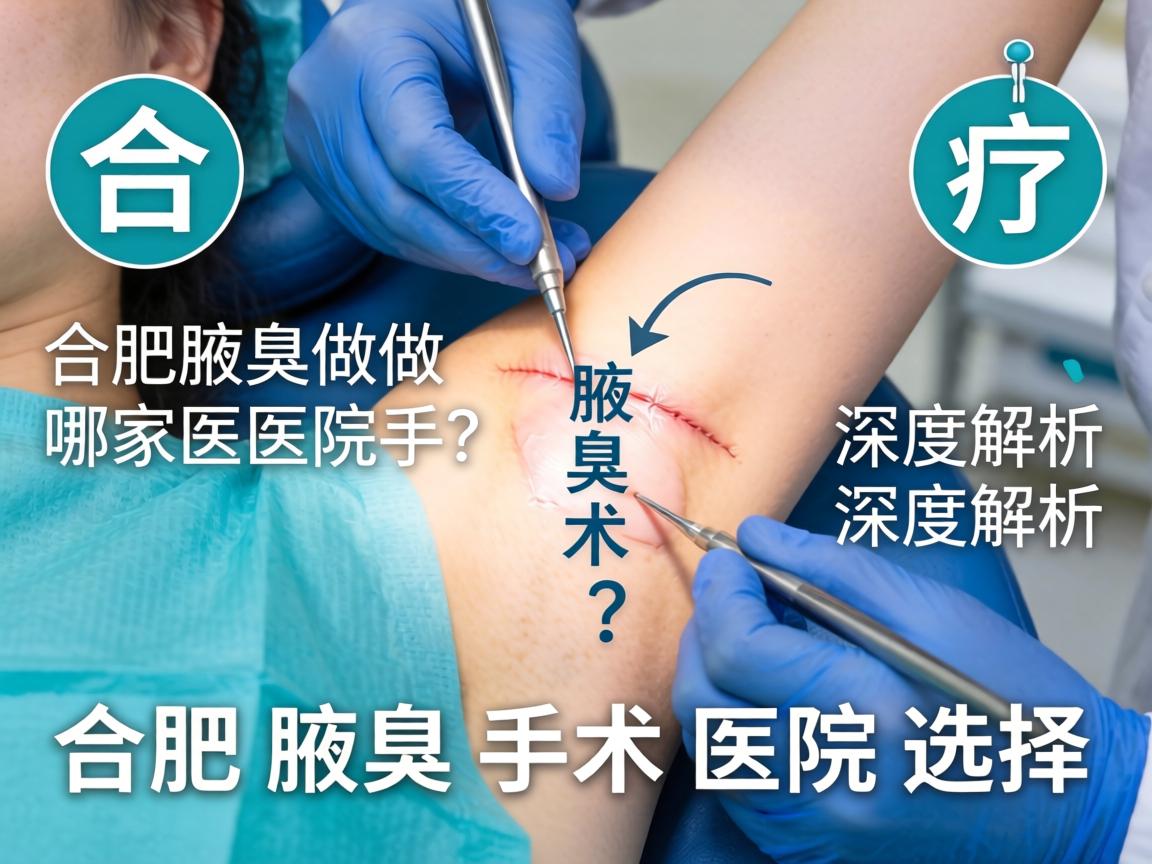 在合肥做腋臭手术哪家医院好？深度解析合肥腋臭手术医院选择