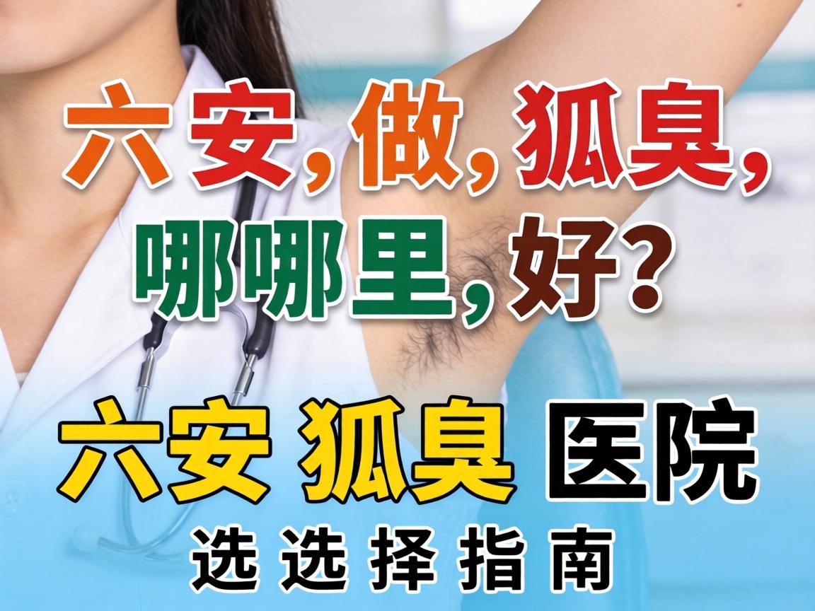 六安做狐臭哪里好？六安狐臭医院选择指南