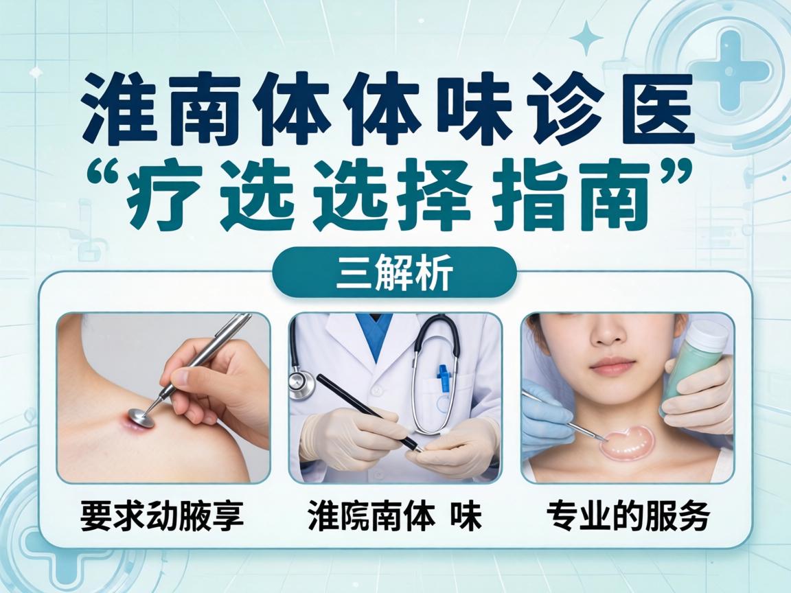 淮南体味诊疗选择指南,解析淮南体味医院的专业服务 淮南体味诊疗选择指南,解析淮南体味医院的专业服务