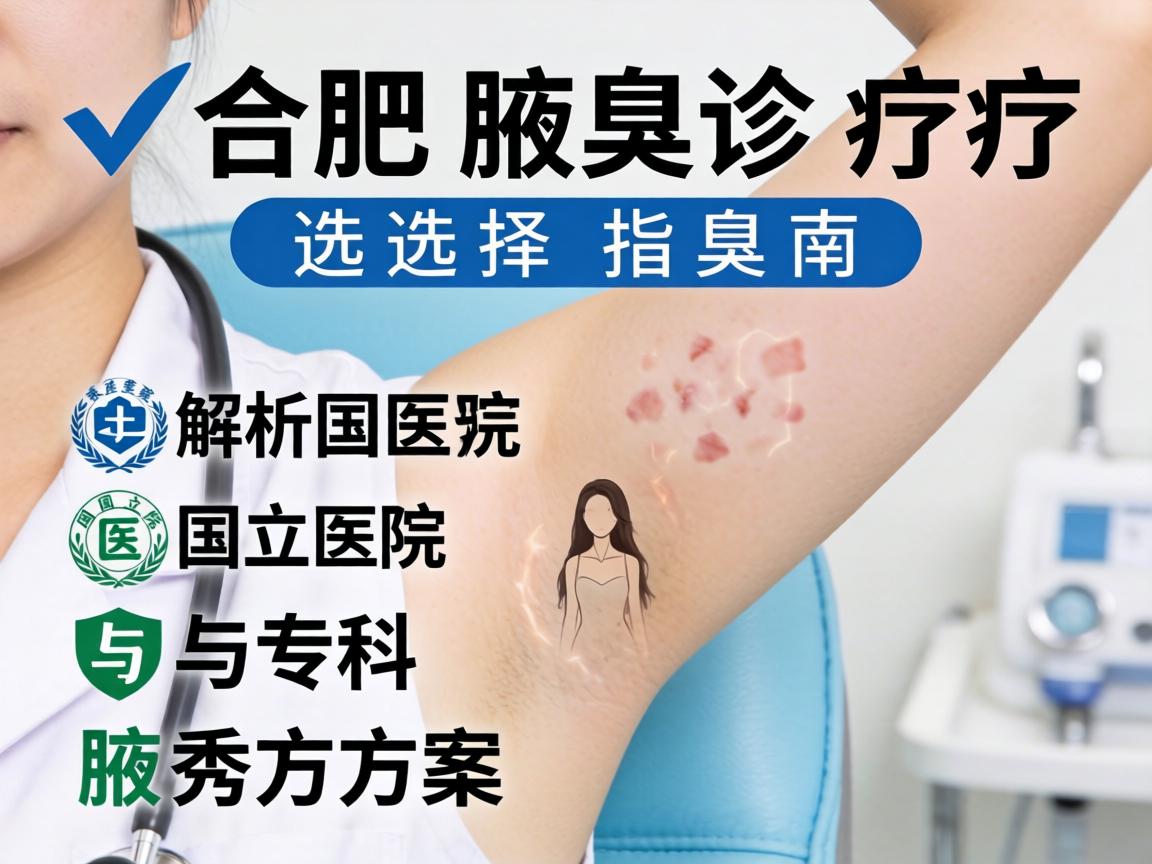 合肥腋臭诊疗选择指南,解析国立医院与专科腋秀方案 合肥腋臭诊疗选择指南,解析国立医院与专科腋秀方案