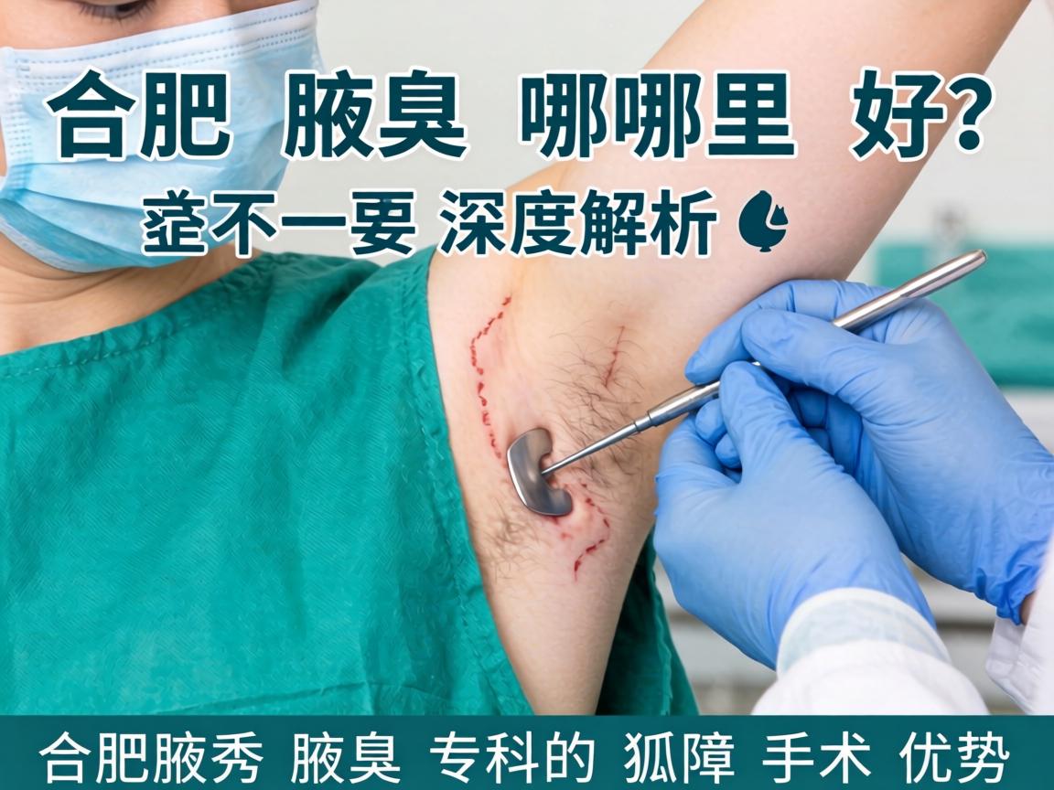 合肥腋臭手术哪里好?深度解析合肥腋秀腋臭专科的狐臭手术优势 合肥腋臭手术哪里好?深度解析合肥腋秀腋臭专科的狐臭手术优势