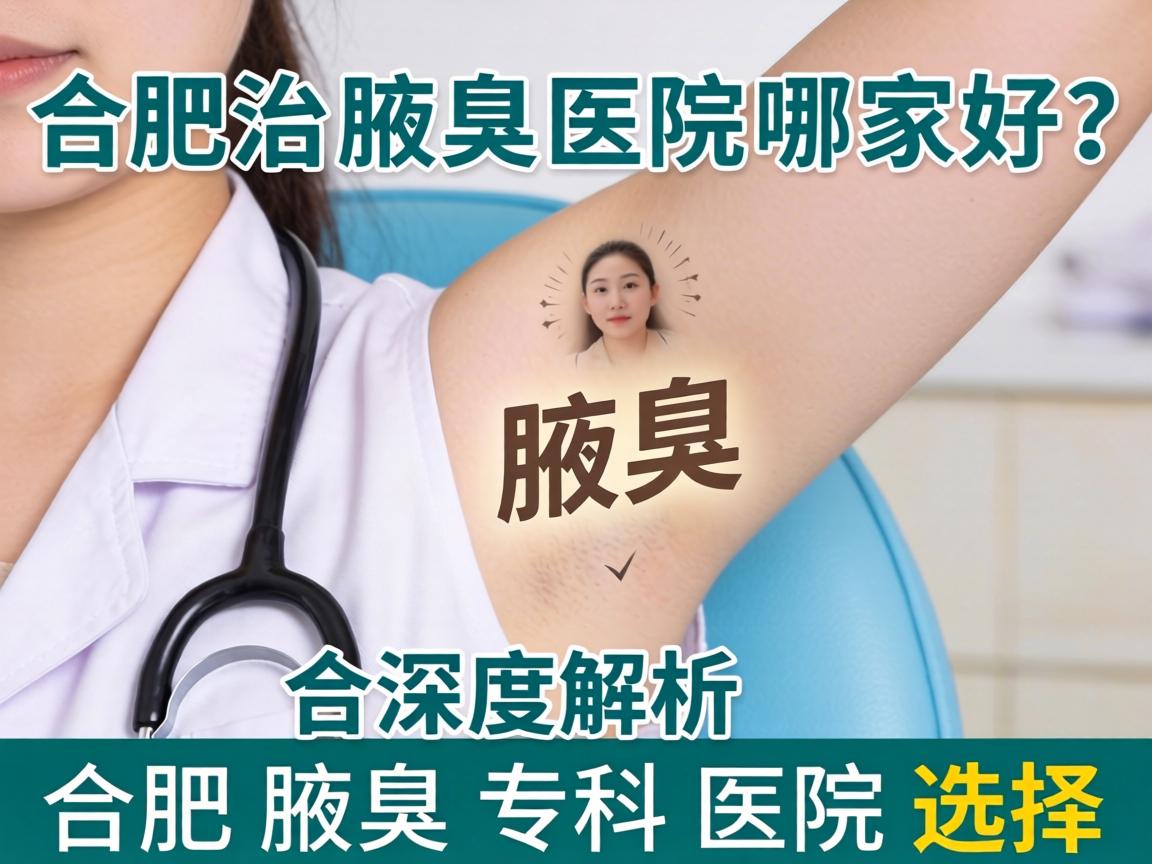 合肥治腋臭医院哪家好？深度解析合肥腋臭专科医院选择