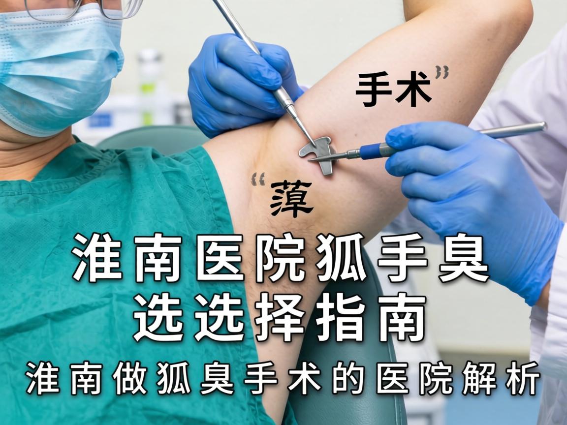 淮南狐臭手术医院选择指南，淮南做狐臭手术的医院解析