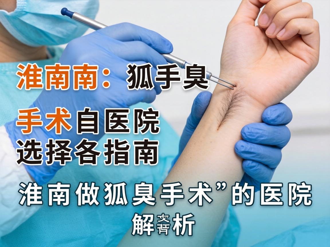 淮南狐臭手术医院选择指南，淮南做狐臭手术的医院解析