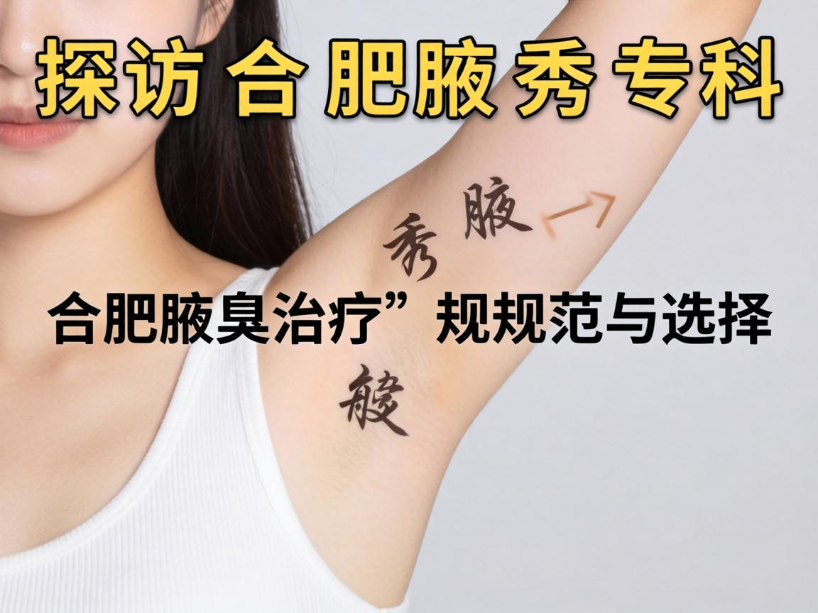 探访合肥腋秀专科，解析合肥腋臭治疗的规范与选择