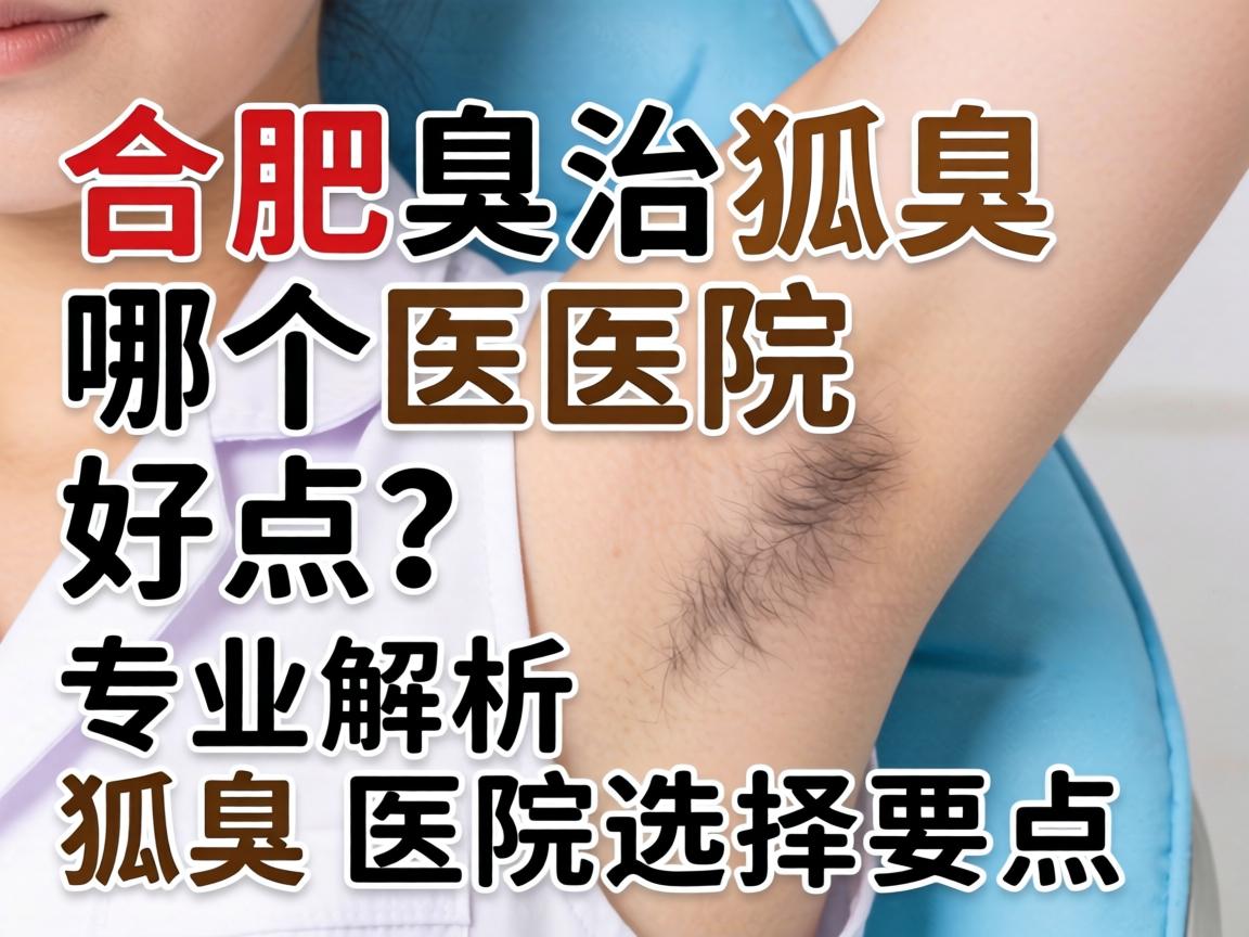 合肥治狐臭哪个医院好点？专业解析狐臭医院选择要点