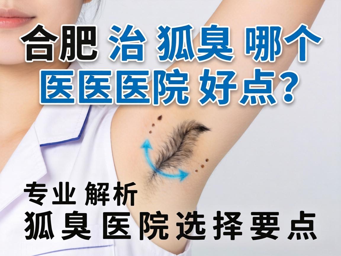 合肥治狐臭哪个医院好点？专业解析狐臭医院选择要点