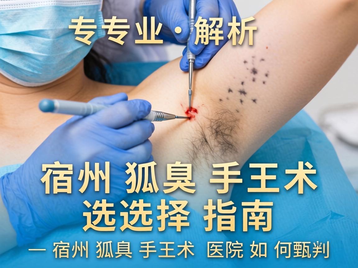 专业解析，宿州狐臭手术选择指南—宿州狐臭手术医院如何甄别