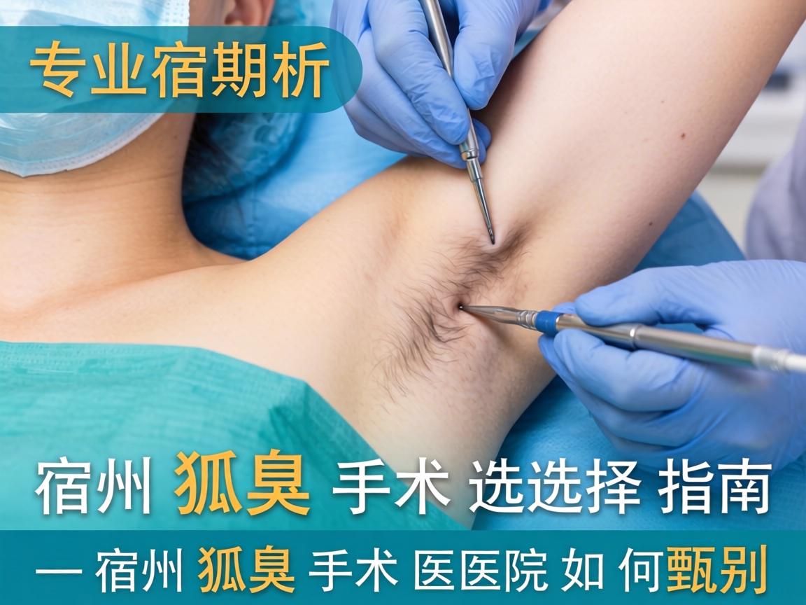 专业解析，宿州狐臭手术选择指南—宿州狐臭手术医院如何甄别