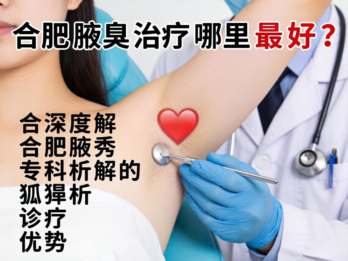 合肥腋臭治疗哪里最好?深度解析合肥腋秀专科的狐臭诊疗优势 合肥腋臭治疗哪里最好?深度解析合肥腋秀专科的狐臭诊疗优势