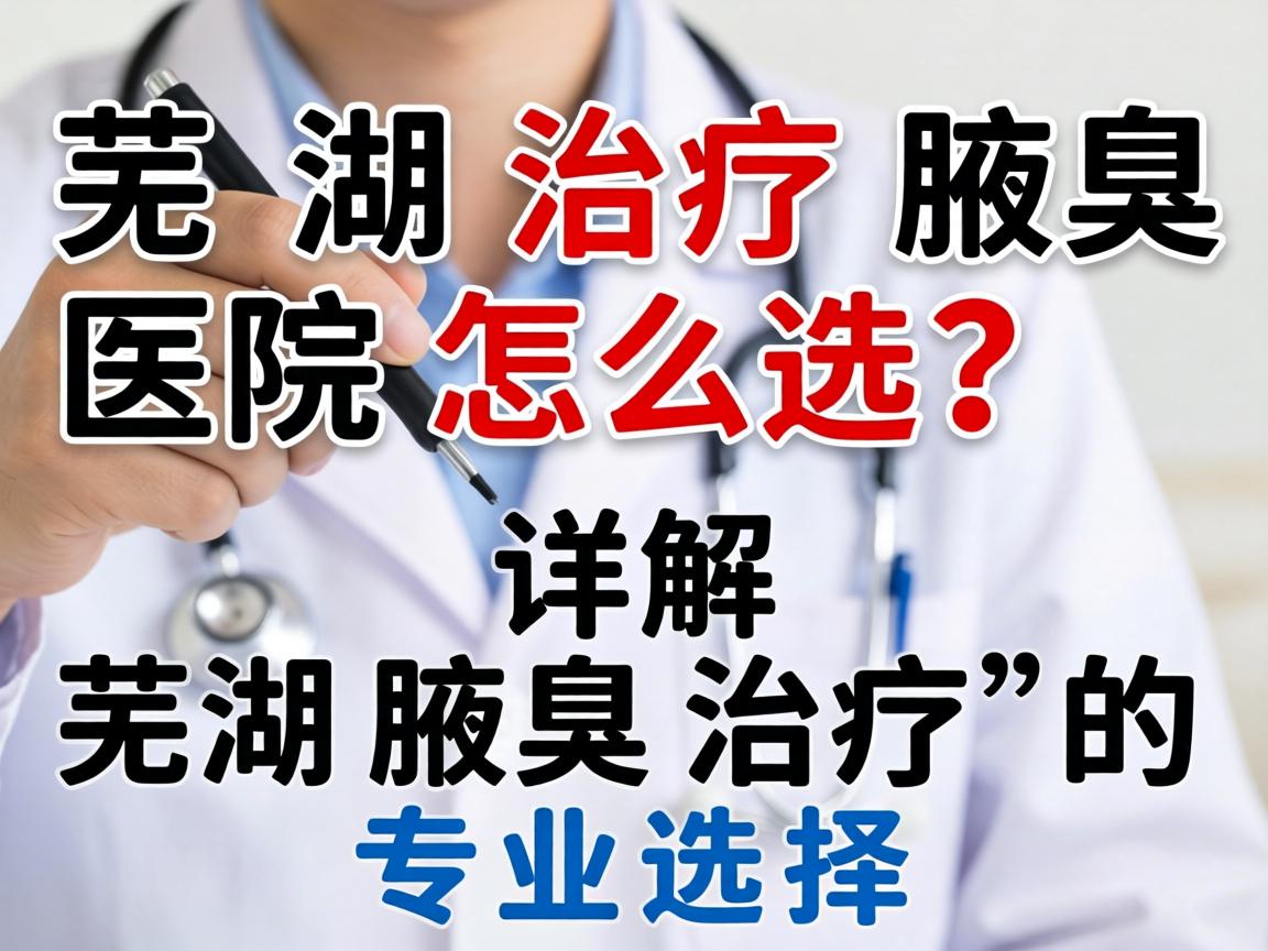 芜湖治疗腋臭医院怎么选?详解芜湖腋臭治疗的专业选择 芜湖治疗腋臭医院怎么选?详解芜湖腋臭治疗的专业选择