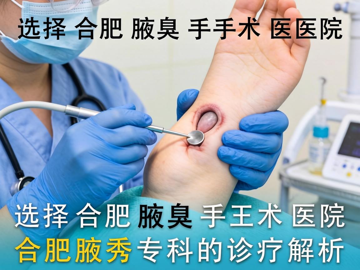 选择合肥腋臭手术医院，合肥腋秀专科的诊疗解析