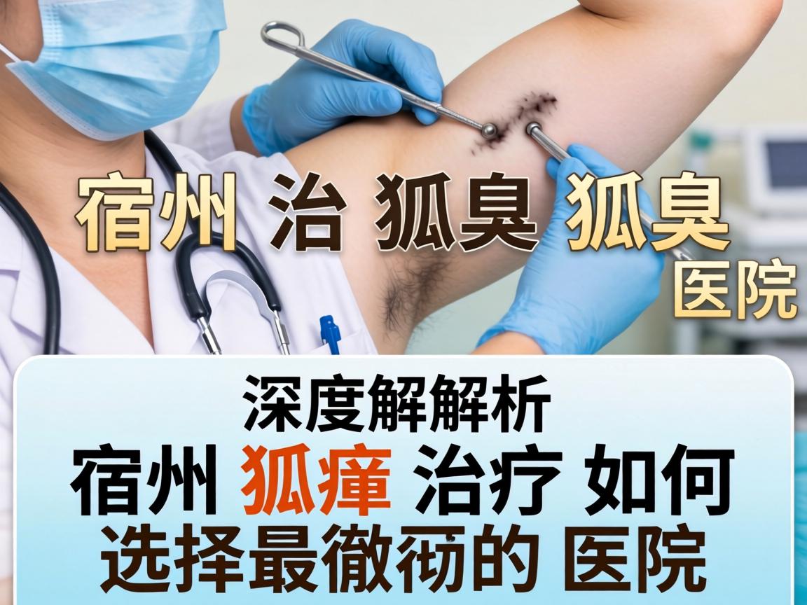 宿州治狐臭医院深度解析，宿州狐臭治疗如何选择最彻底的医院