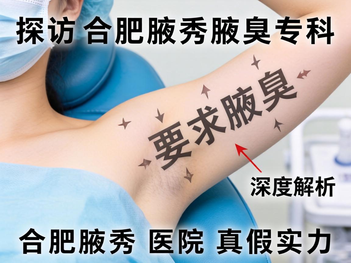 探访合肥腋秀腋臭专科，深度解析合肥腋秀医院真假实力