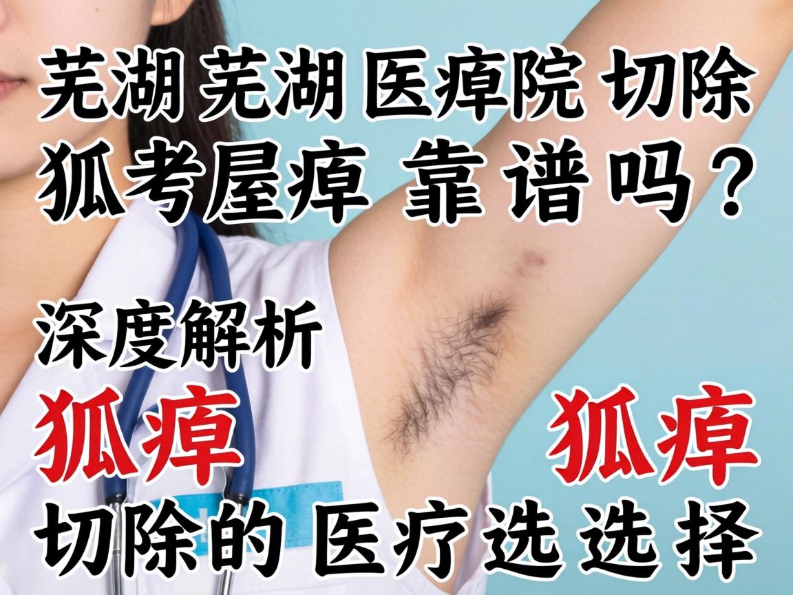 芜湖医院切除狐臭靠谱吗？深度解析狐臭切除的医疗选择