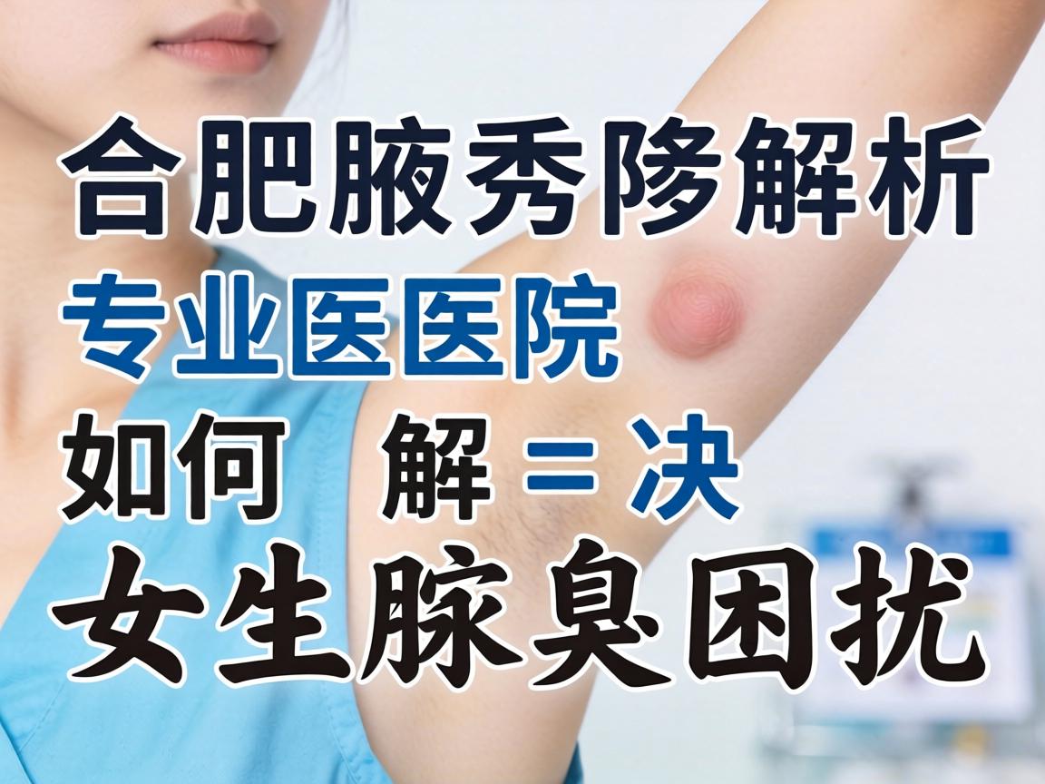 合肥腋秀解析，专业医院如何解决女生腋臭困扰