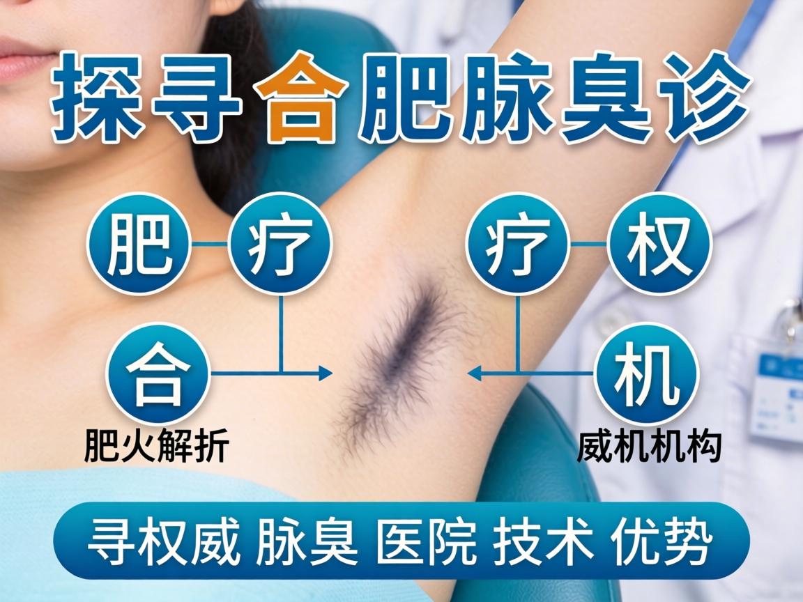 探寻合肥腋臭诊疗权威机构，解析合肥权威腋臭医院技术优势